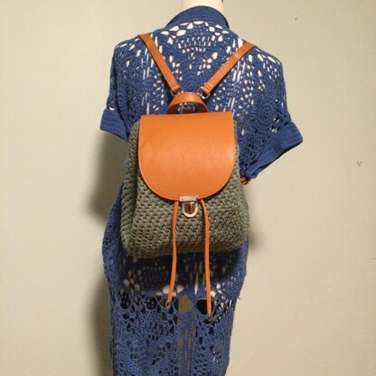 Boho Ribbon Weave Backpack