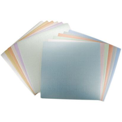 American Crafts DCWV Single-Sided Cardstock Stack 12"X12" 48/Pkg - Metallic, 12 Colors/4 Each