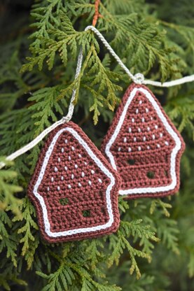 Gingerbread house ornament