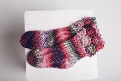 Lovers of flowers socks