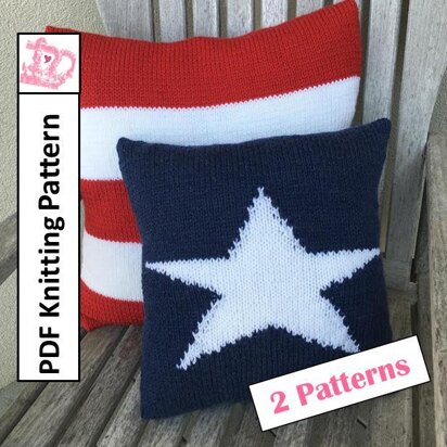 Star and Stripes Pillow covers