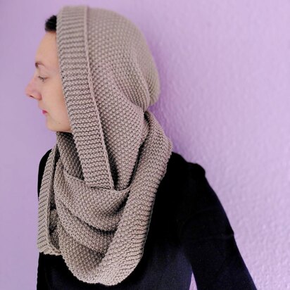 Harfst Kapuzenschal - knitting pattern