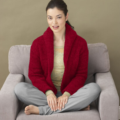 Inez Cardigan in Lion Brand Wool-Ease - 90195AD