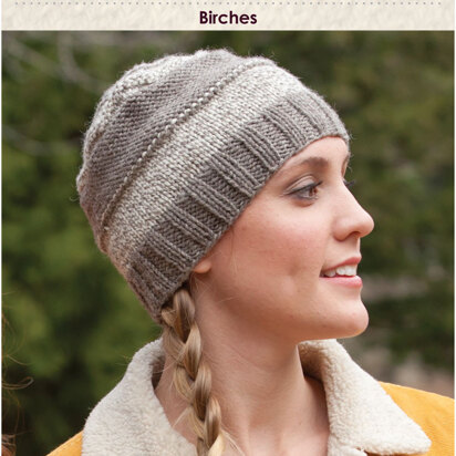 Birches Hat in Classic Elite Yarns MountainTop Crestone - Downloadable PDF
