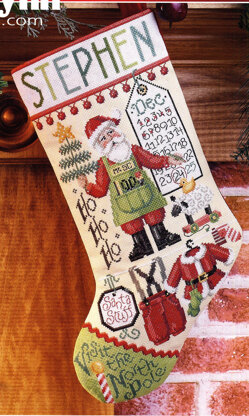 Santa Stuff Stocking - PDF