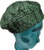 3D leaf motif beret