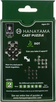 University Games Hanayama Cast Puzzles - Dot Level 2