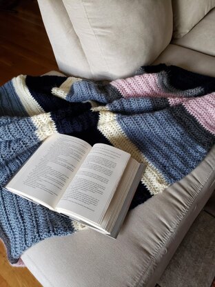 At Home Crochet Throw