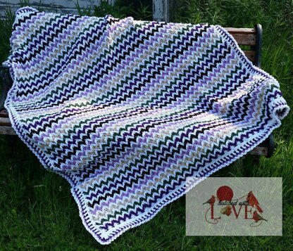 Chevron Illusion Blanket