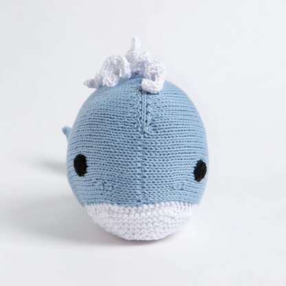 Watson Whale in Wool Couture Cotton Candy- Downloadable PDF