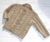 Baby / Child Sweater with Cables and Rib sleeve - P060