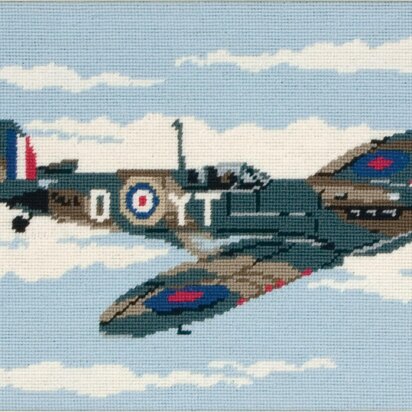 Anchor Spitfire Needlepoint Kit - 30 x 23cm