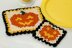 Wiggly Jack-O-Lantern Hot Pad and Coaster