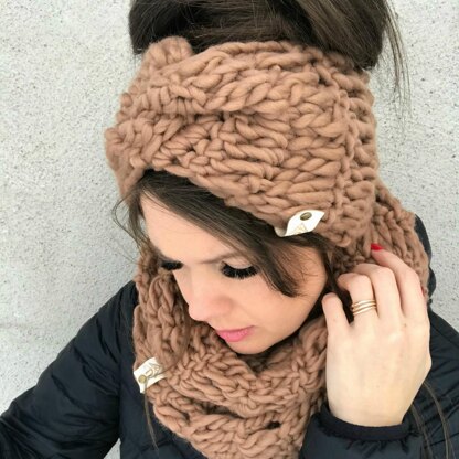 Copper Twist Headband & Infinity