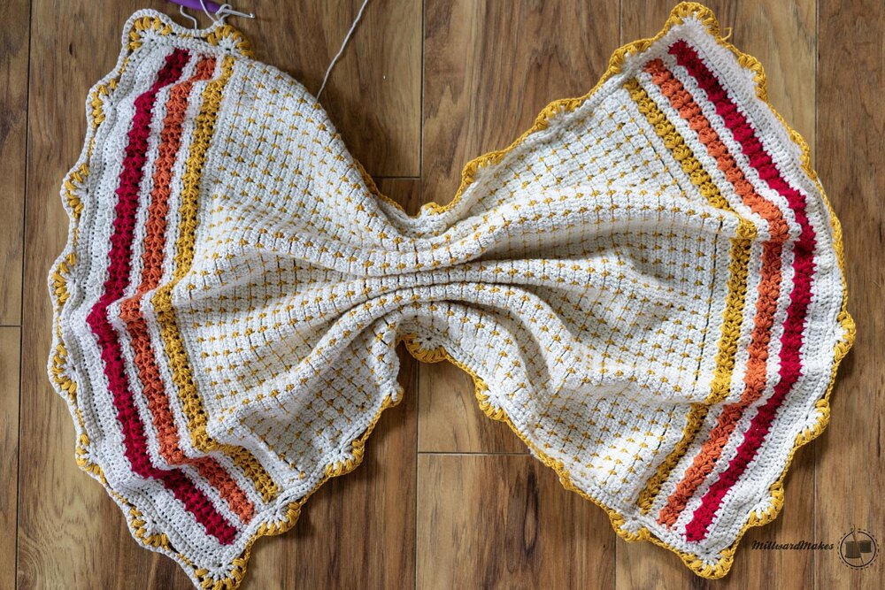 Summer Seeds Blanket Crochet pattern by Abigail Millward of