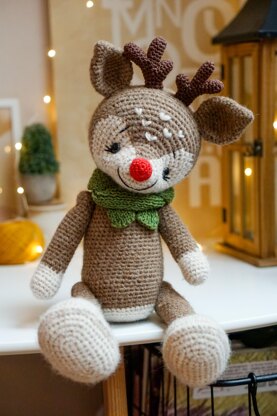 CROCHET Reindeer pattern by Polushkabunny