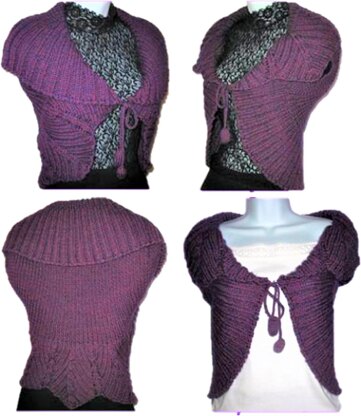 Stunning Dual Collar Shrug