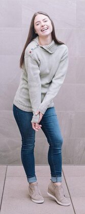 Seren Split Turtleneck Sweater