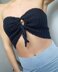 Drawstring bandeau