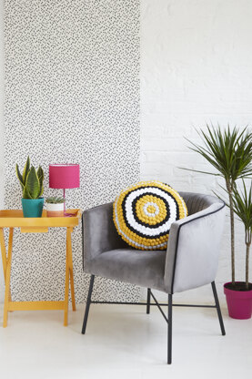 Paintbox Yarns Elipse Puffy Cushion PDF (Free)