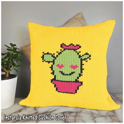 Intarsia - I love Cactus - Chart Only