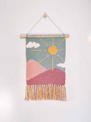 Sunny Mountains Wall Hanging