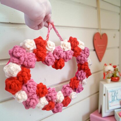 Heart Roses Wreath