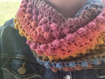 Airy Puff Infinity Scarf