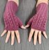 Fine Triple Plaited Cable Mitts