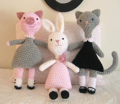 Little Girls - Animal Amigurumi Crochet Patterns