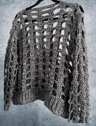 Brick Mesh Crochet Jumper