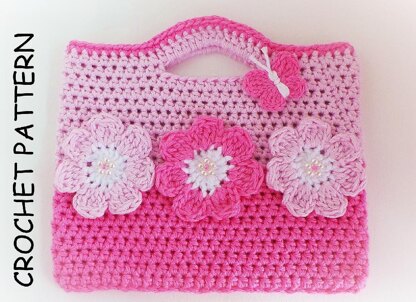 Sweet Flower Crochet Bag