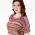 Trendsetter Yarns 6100L Fleur - Angled Slip Stitch T-Shirt Pullover PDF