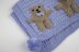 Teddy bear new born baby set