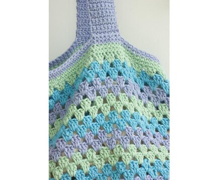 Granny Square Tote Market Bag