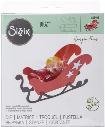 Sizzix Bigz Die By Georgie Evans - 3D Sleigh