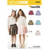 New Look 6539 Tween Skirts with Ears Headband 6539 - Paper Pattern, Size A (8-10-12-14-16)