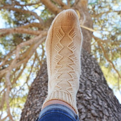 Angel Wings Heel Flap Socks