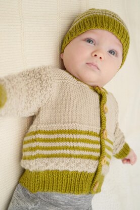 Eden Cardi and Hat - Bc70 Knitting pattern by Little Cupcakes | LoveCrafts