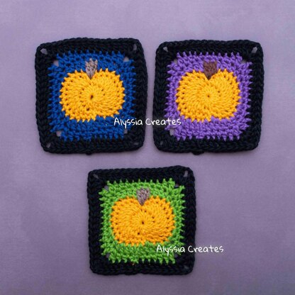 Pumpkin Granny Square