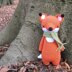 Fox with Scarf Crochet Amigurumi Pattern