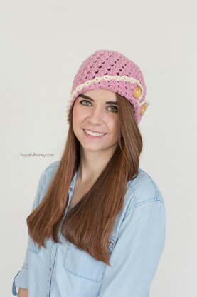 Strawberry Eclair Cloche Hat