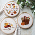 The Cosy Collection - 3 Stunning Beginner Autumnal Embroidery Designs