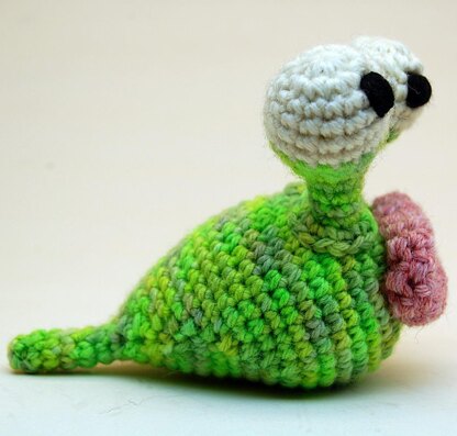 Crochet Garden Slug Amigurumi Pattern