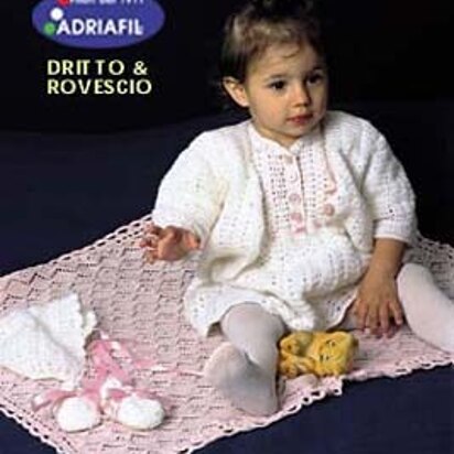 Sweet Set & Pink Blanket in Adriafil Nice Baby and Avantgarde - Downloadable PDF