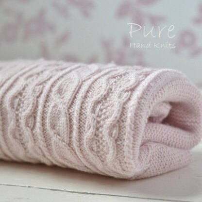 Pure Hand Knits Ellis Baby Blanket PDF