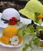 Garden Party. HAT & POPPY, DANDELION and DAISY Pins Headbands
