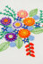 DMC Colour Blossom Embroidery Pattern - PAT1234 - Downloadable PDF