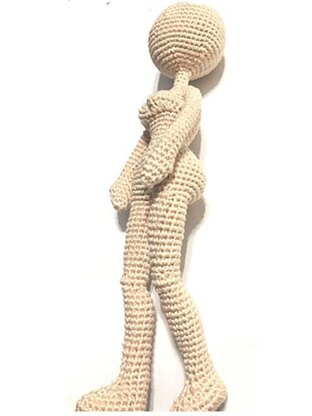 Crochet Doll Amigurumi . Sofy Base Body Doll