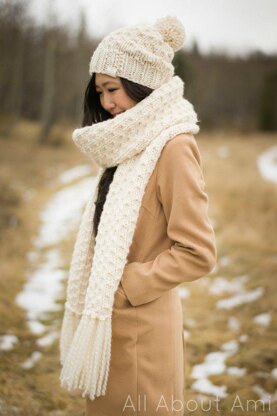 Chunky Dotty Beanies & Scarf